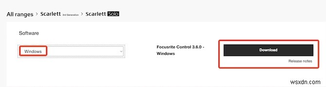 Windows 11、10、8、7およびMacでFocusrite ScarlettSoloDriverをダウンロードする 