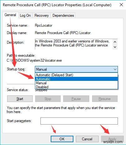 修正済み：RPCサーバーはWindows10では使用できません 