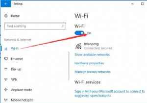 修正済み：Microsoft Hosted Network Virtual Adapterが見つからないか、開始できませんでした 