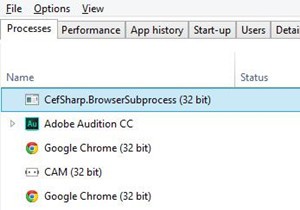 CefSharp.BrowserSubprocess.exe：それは何ですか、それに関する問題を解決する方法は？ 