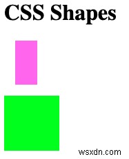 CSSシェイプ 
