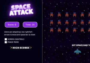 [レビュー]バニラJavaScriptでコード化されたスペースインベーダー（Andrea Mailleによる） 