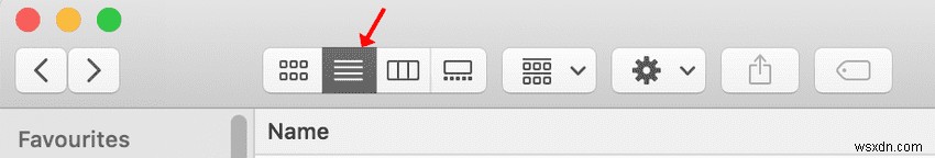 Finder（macOS）ですべてのフォルダサイズを表示する方法 