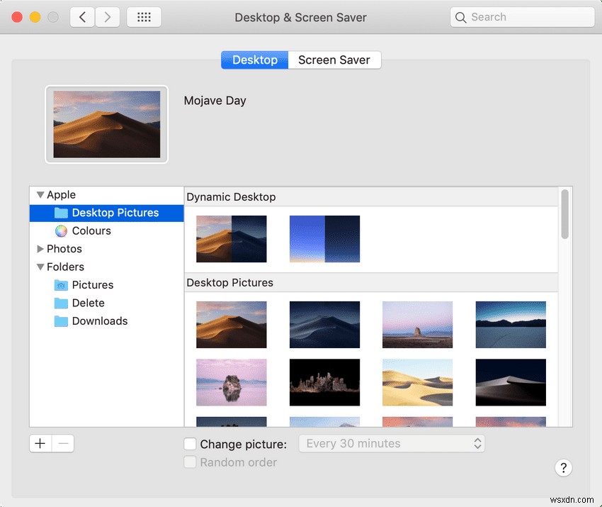 Macでデスクトップの壁紙画像を変更する方法 