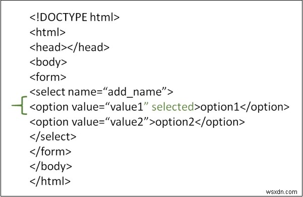 HTMLの select 要素のデフォルト値を設定するにはどうすればよいですか？ 