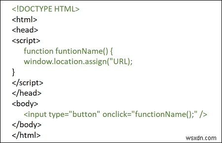 JavaScriptを使用してWebページをリダイレクトするにはどうすればよいですか？ 