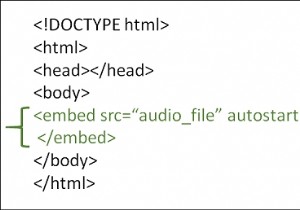 Webページにバックグラウンドミュージックを追加するにはどうすればよいですか？ 