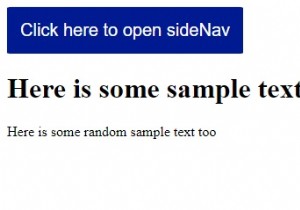CSSとJavaScriptを使用して折りたたみ可能なサイドバーメニューを作成するにはどうすればよいですか？ 