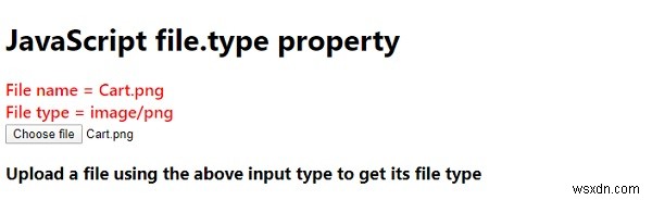 JavaScriptWebAPIファイルFile.typeプロパティ 