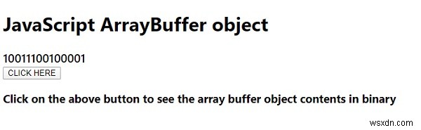 JavaScriptArrayBufferオブジェクト 