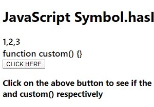 JavaScriptSymbol.hasInstanceプロパティ 