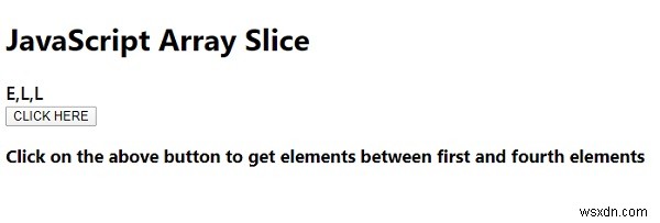 JavaScriptの配列slice（） 