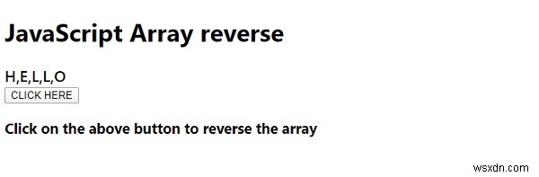 JavaScriptの配列reverse（） 