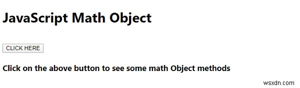 JavaScript数学オブジェクトの例 