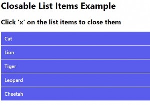 JavaScriptでリストアイテムを閉じる（非表示にする）方法を解説