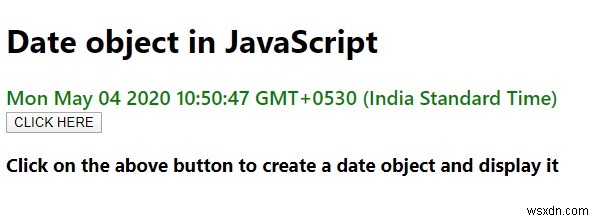 JavaScriptでDateオブジェクトを作成するにはどうすればよいですか？ 