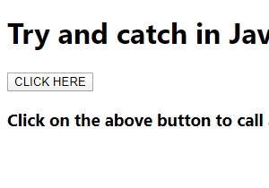 JavaScriptのtryステートメントとcatchステートメントを例を挙げて説明します。 