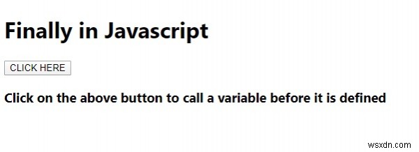 JavaScriptのfinallyステートメントを例を挙げて説明します。 
