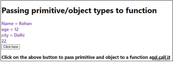 JavaScriptプリミティブ/オブジェクトタイプはどのように関数に渡されますか？ 