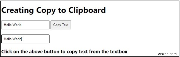 JavaScriptを使用してWebページに「クリップボードにコピー」機能を作成する 