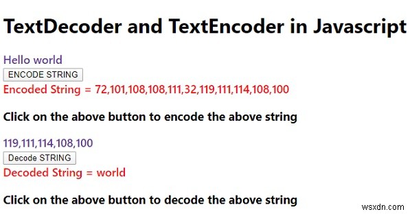 JavascriptのTextDecoderとTextEncoder？ 