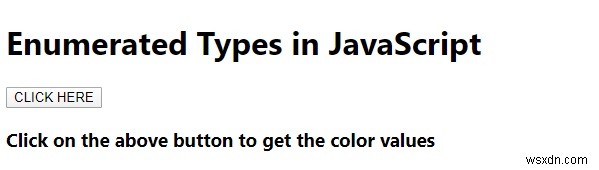 JavaScriptで列挙型を説明します。 