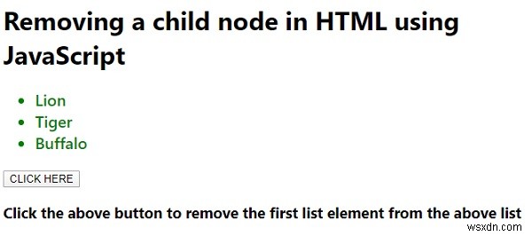 JavaScriptを使用してHTMLの子ノードを削除するにはどうすればよいですか？ 