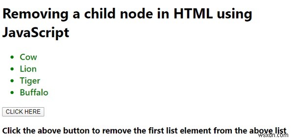 JavaScriptを使用してHTMLの子ノードを削除するにはどうすればよいですか？ 