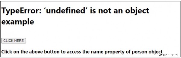 TypeError：「undefined」はJavaScriptのオブジェクトではありません 