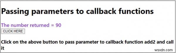 コールバック関数JavaScriptへのパラメーターの受け渡し 