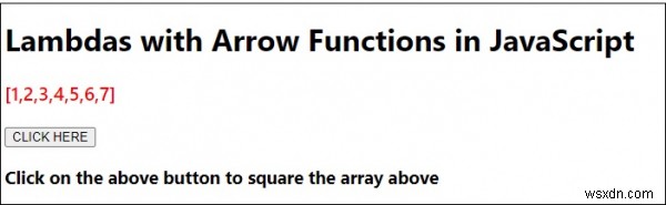 JavaScriptの矢印関数を使用したラムダJavaScriptの矢印関数を使用したラムダ 