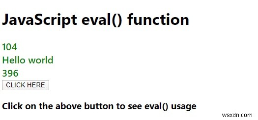 JavaScript eval（）関数を使用する際に従うべきルールを説明します。 