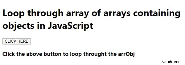 JavaScriptでオブジェクトを含む配列の配列をループするにはどうすればよいですか？ 