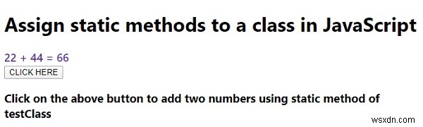 JavaScriptで静的メソッドをクラスに割り当てる方法は？ 