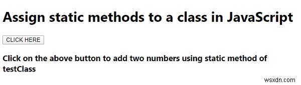 JavaScriptで静的メソッドをクラスに割り当てる方法は？ 