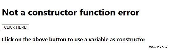 JavaScriptの「コンストラクター関数ではない」エラーを説明しますか？ 