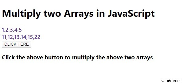 JavaScriptで2つの配列を乗算する方法は？ 