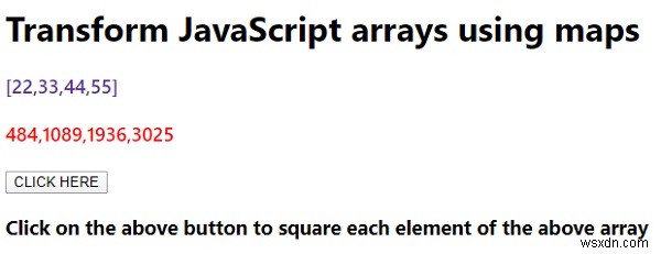 マップを使用してJavaScript配列を変換する方法は？ 