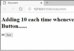 ボタンをクリックするだけのJavaScriptSum関数 