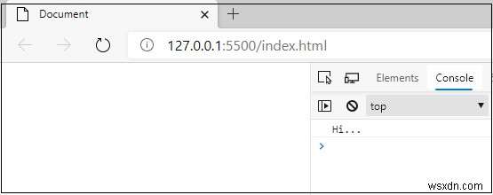 JavaScriptのindex.htmlページから非同期コードを呼び出しますか？ 