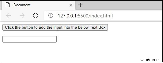HTML  input にテキストを追加するボタンをどのように作成しますか？ 
