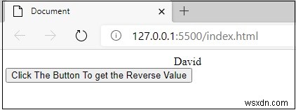 ボタンクリック時にJavaScript配列アイテムを一度に1つずつ逆に表示するにはどうすればよいですか？ 