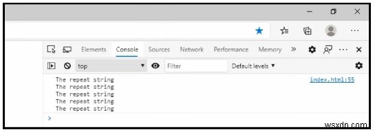 JavaScriptで文字列を繰り返しますか？ 