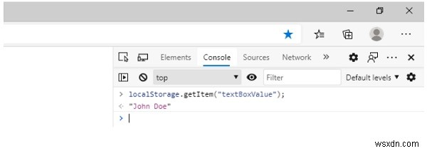 ローカルストレージに値を設定してフェッチします– JavaScript？ 