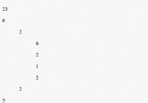 JavaScriptのネストされた配列を処理し、ネストされたレベルに応じて番号の順序を表示するにはどうすればよいですか？ 