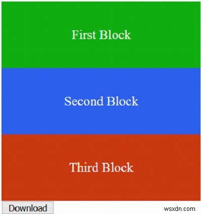 JavaScriptでdivのスクリーンショットを撮る方法 