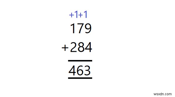 JavaScriptで2つの数値を加算するときに必要なキャリーの数 
