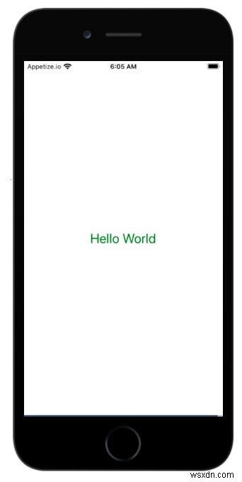 Hello Worldをreactnativeで表示するプログラムを作成しますか？ 