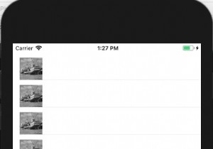 Swiftを使用したテーブルビューでの画像の遅延読み込み 