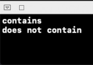 文字列にSwiftの別の文字列が含まれているかどうかを確認します 